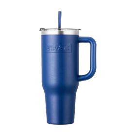 VEVOR 40 oz Insulated Water Bottle, Stainless Steel Sports Coffee Cup with Lid, Handheld Travel Coffee Mug Double Walled (Default: Default)